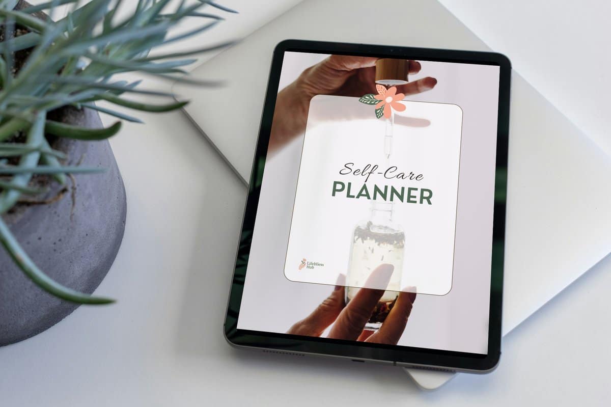 Self-Care Planner Mockup