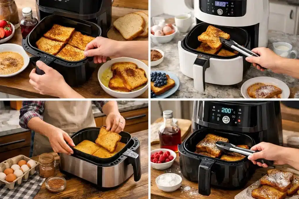 air fryer french toast with regular bread